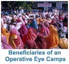 Beneficaries of an Operative Eye Camp